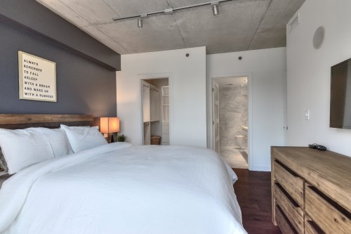 Master Bedroom - 703-288 Rue Ann, Montréal (Le Sud-Ouest), QC 