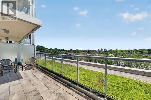 Open Balcony Facing North East - 317 - 120 Harrison Garden Boulevard, Toronto, ON 
