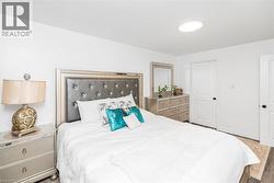White walls with a flush-mount ceiling light - 