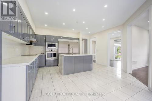 Stone Counters and Eating Area - 93 Parity Road, Brampton, ON 