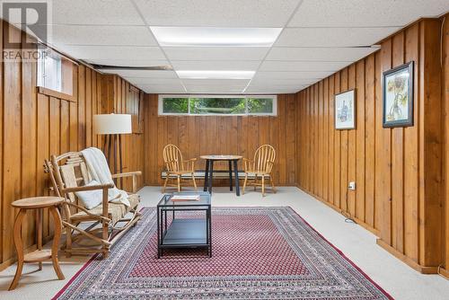 Rec Room with real wood panelling - 128 Holmcrest Trail, Toronto, ON 