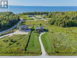 Aerial of the front of the house - 