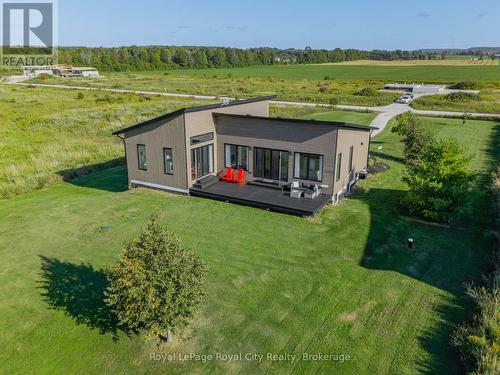 Aerial of the back of the housw - 103 Ugovsek Crescent, Meaford, ON 