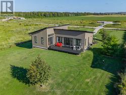 Aerial of the back of the housw - 