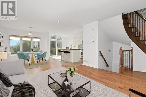 Virtually Staged-Living Room/Dining Room/Kitchen - 106 Calvington Avenue, Ottawa, ON 