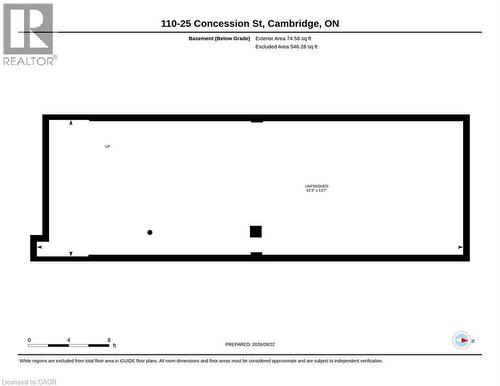 Floor plan - 25 Concession Street Unit# 110, Cambridge, ON 