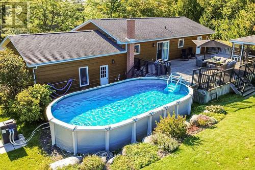 Heated above ground chlorine pool - 4051 Hampshire Mills Line, Severn, ON 