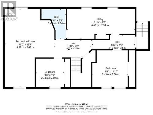Basement floor plan - 4051 Hampshire Mills Line, Severn, ON 