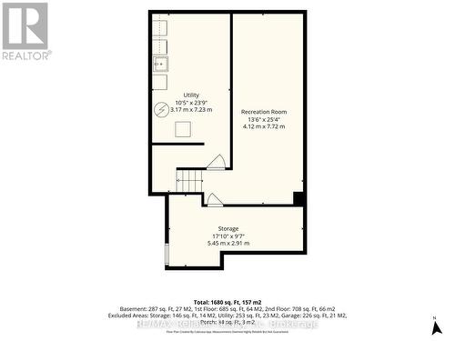 Basement - 71 Meadowridge Road, London North (North M), ON 