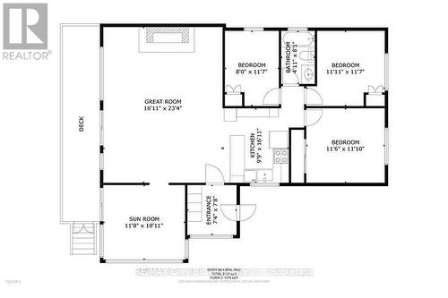 Main Level Floor Plans - 28 Stewarts Point, Northern Bruce Peninsula, ON 