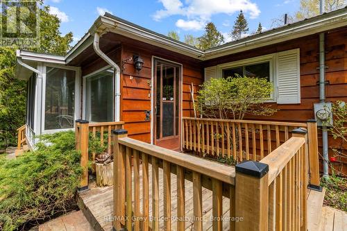 Main Entrance from the Gardens - 28 Stewarts Point, Northern Bruce Peninsula, ON 