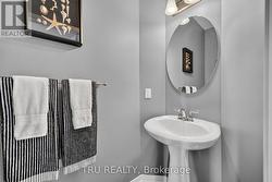 main floor powder room - 
