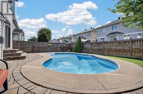 Pool and interlock patio - 325 Upcountry Drive E, Ottawa, ON 
