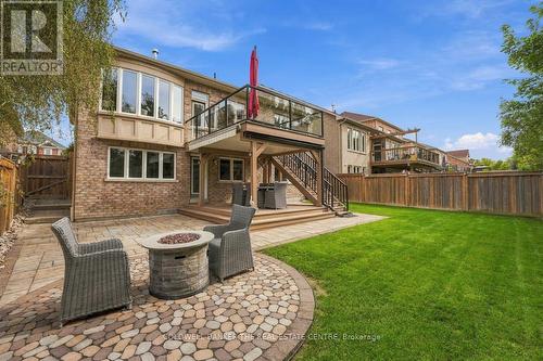 Backyard Patio Deck Sitting - 25 Manor Forest Road, East Gwillimbury, ON 