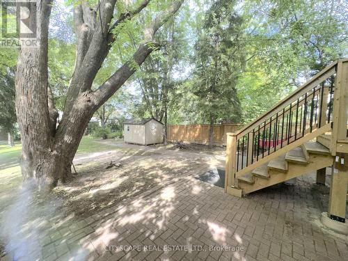 Backyard. - 60 Hillview Drive, Newmarket, ON 
