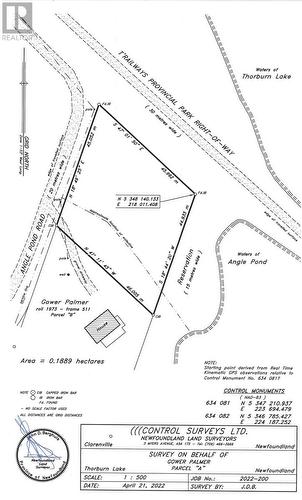 Lot 1 Angle Pond Road, Thorburn Lake, NL 