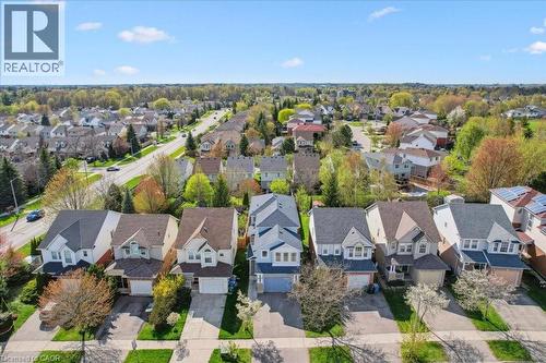 Aerial view of property and surrounding area featuring nearby suburban area - 47 Mccurdy Road, Guelph, ON 