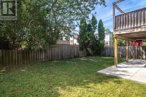 Wide 50-ft rear yard - 584 Hayward Crescent, Milton, ON 