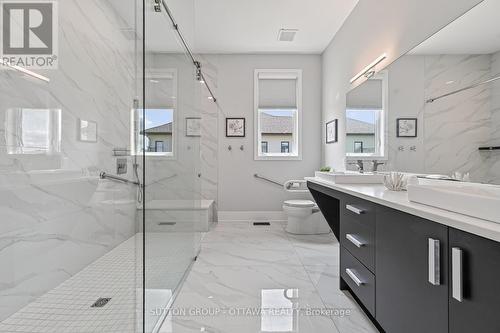 Primary Ensuite - 10' double shower - 7095 Still Meadow Way, Ottawa, ON 