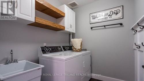 Main floor laundry room - 11688 Charlton Drive, Middlesex Centre, ON 