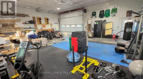 Shop with in-floor heat AND wood burning stove - 11688 Charlton Drive, Middlesex Centre, ON 