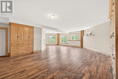 Lower level Walk out  Rec Room with Built-ins - 21170 Mayfair Road, Southwest Middlesex, ON 