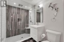 Lower level bathroom - 