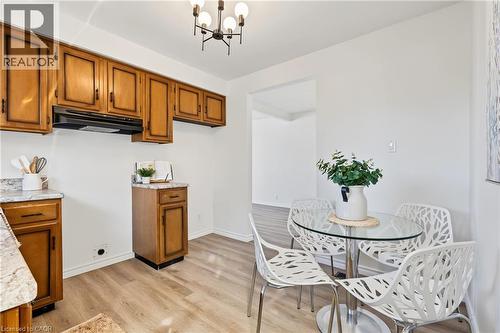 MOVE-IN Ready!! You gotta see this kitchen, refreshed with NEW countertops, FRESHLY painted, NEW lighting & NEW vinyl flooring!! - 589 Mohawk Road W, Hamilton, ON 
