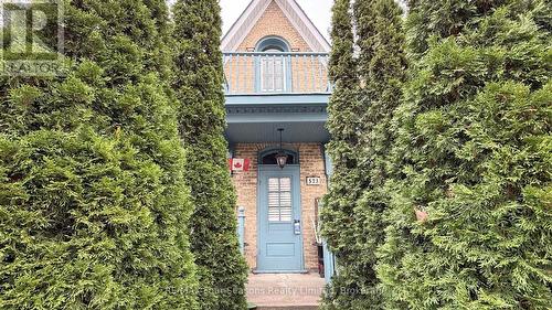 Front covered porch with balcony - 573 Bricker Street, Saugeen Shores, ON 