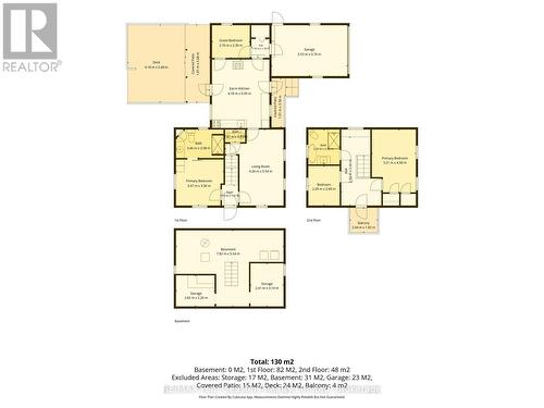 all measurements approx - 573 Bricker Street, Saugeen Shores, ON 