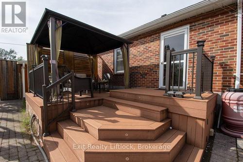 Deck from Bedroom 2 - 445 Arndon Avenue, Peterborough (Otonabee Ward 1), ON 
