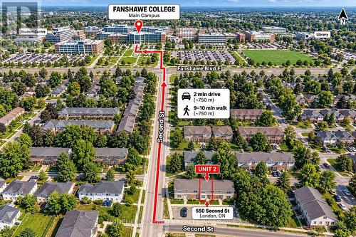 2 - 550 Second Street, London East, ON 