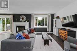 Living Area with Gas Fireplace - 