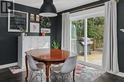 Dining Area with Patio Doors to 2 Tier Deck Area - 