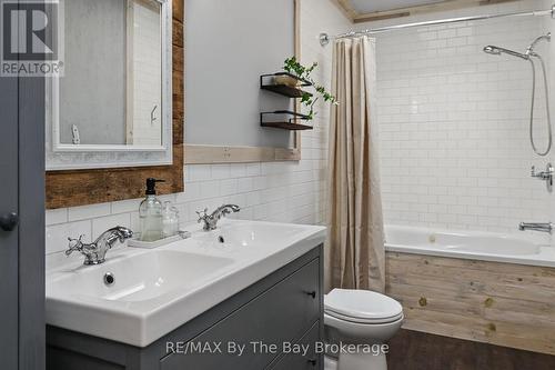 Updated Main Floor 4 Piece with Double Sinks - 2 Red Oak Drive, Wasaga Beach, ON 