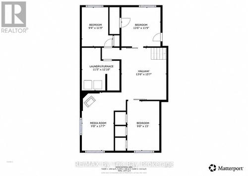 Lower Level Floor Plan - 2 Red Oak Drive, Wasaga Beach, ON 