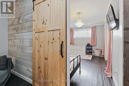 Feature Walls and Barn Doors to 2nd Bedroom - 2 Red Oak Drive, Wasaga Beach, ON 