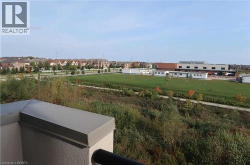 View of yard - 1105 Leger Way Unit# 329, Milton, ON 