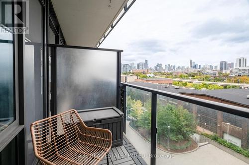 Generous balcony - S515 - 120 Bayview Avenue, Toronto, ON 
