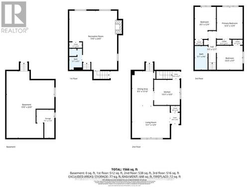 Floor plans; place your furniture & move right in! - 589 Mohawk Road W, Hamilton (Gilbert), ON 
