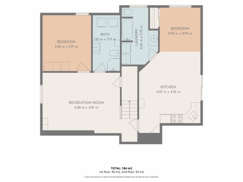 Plan (croquis) - 21  - 23 Ch. Des Couleurs, Saint-Sauveur, QC 