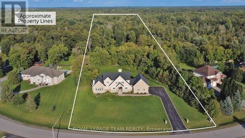 2.05 ac lot - 623+ ft deep! Well into the trees. - 2515 Kearns Way, Ottawa, ON 