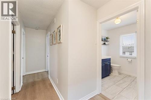 Hallway entrance featuring light wood-finish flooring - 17 Craigmiller Avenue, Hamilton, ON 