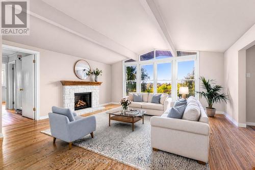 Living room Virtually staged - 217 Godolphin Road, Trent Hills (Warkworth), ON 