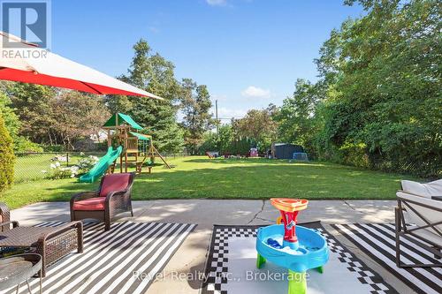 Backyard Patio Area - 25 Riverview Road, Kawartha Lakes (Lindsay), ON 