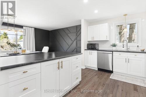 White Kitchen, Stainless Steel Appliances - 25 Riverview Road, Kawartha Lakes (Lindsay), ON 