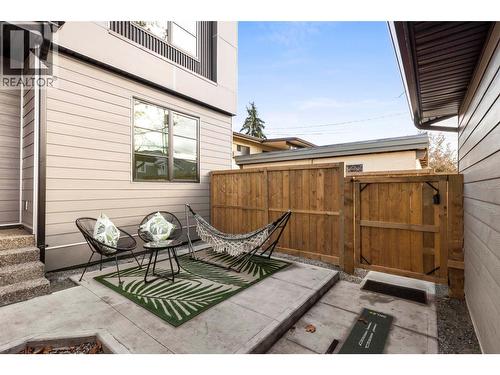 Rear Yard Fenced - 745 Morrison Avenue Unit# 4, Kelowna, BC 