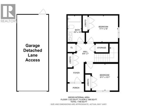 Entry Level 2 Beds 1 Full Bath access yard and garage - 745 Morrison Avenue Unit# 4, Kelowna, BC 