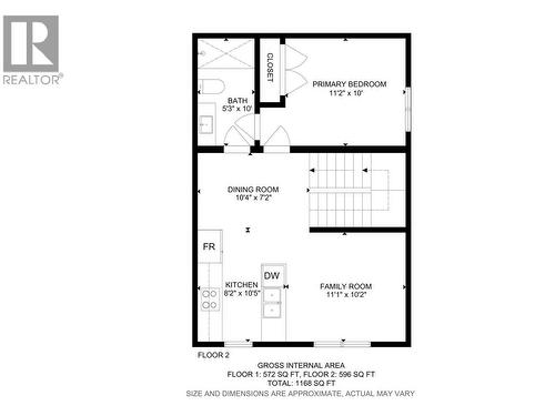 Main Floor - 1 Bed plus Full Bathroom, Kitchen, DR, LR - 745 Morrison Avenue Unit# 4, Kelowna, BC 