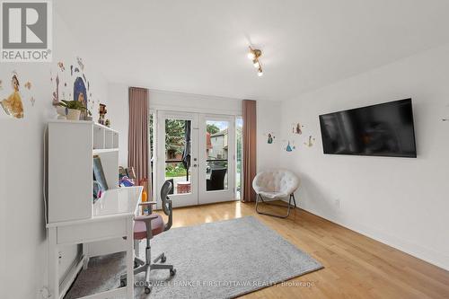 Main flr bedrm or office w french door to balcony! - 155 Nora Street, Ottawa, ON 
